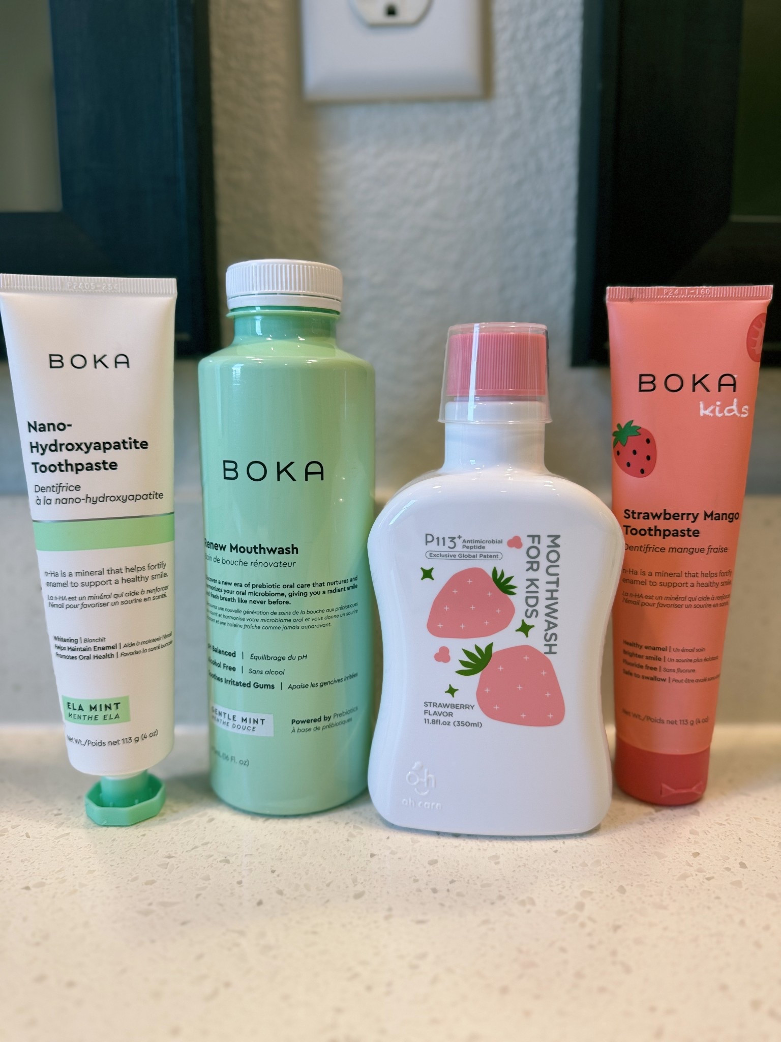 Non Toxic toothpaste and mouthwash for me and my little! 