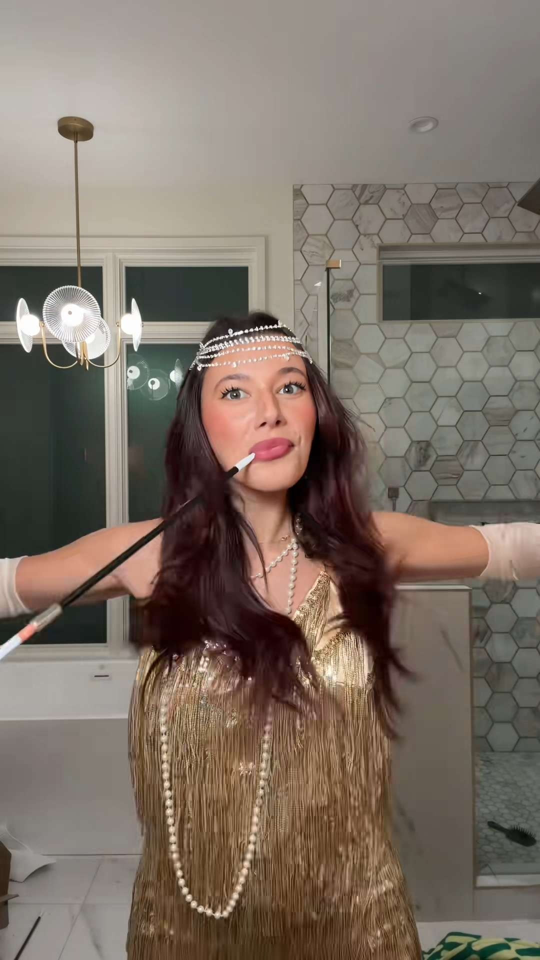 GRWM for my sister's murder mystery party! ✨ 

 #LTKgrwm #LTKootd #LTKBeauty