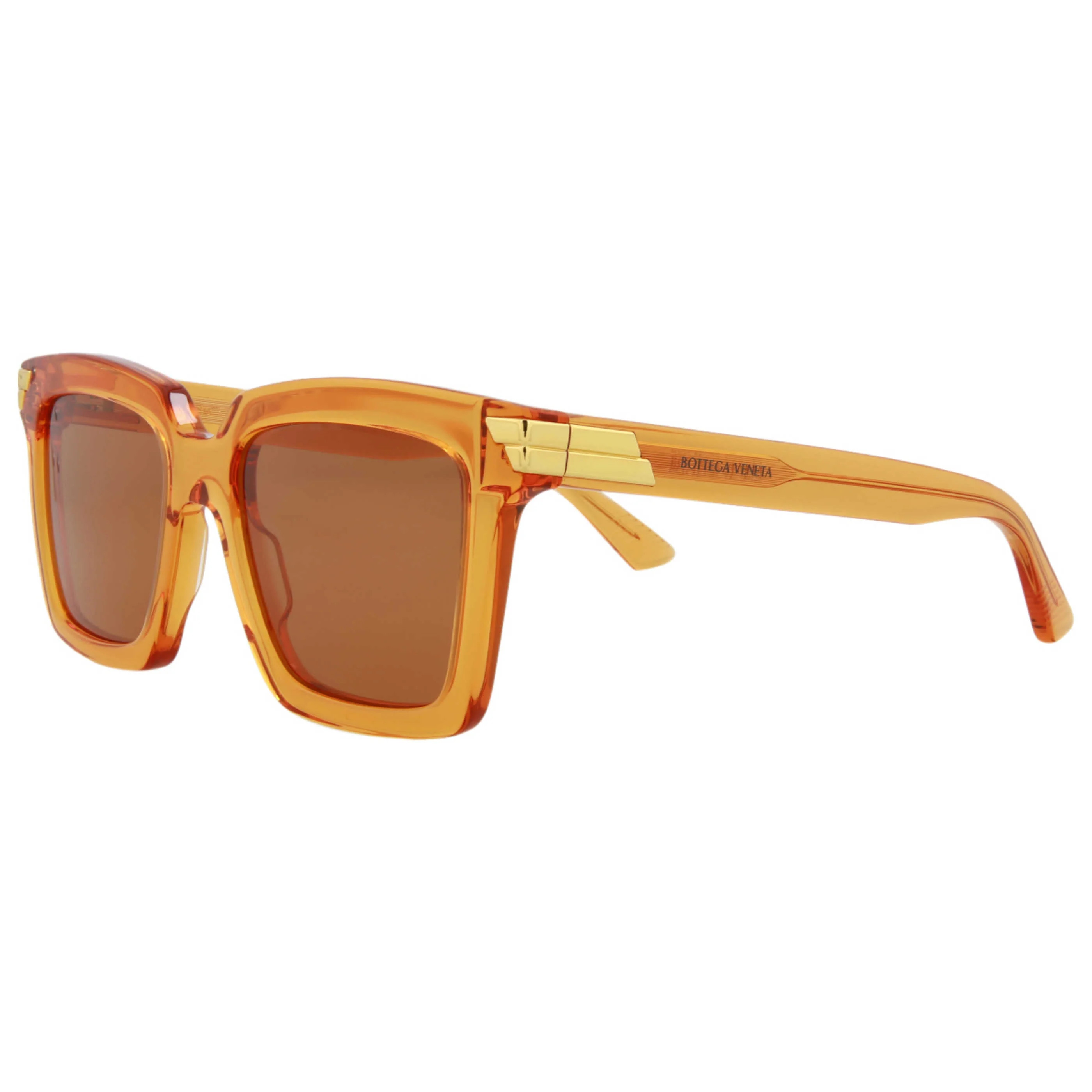 Bottega Veneta BV1005S30008310004 Square-Frame Sunglasses — Orange | Italist Inc.