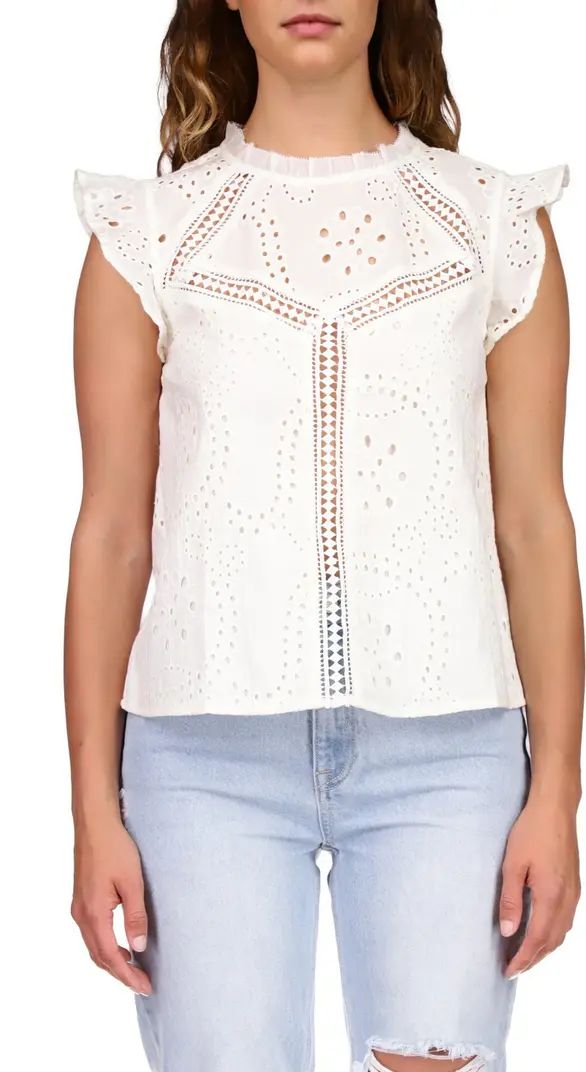 Eyelet Cotton Top | Nordstrom