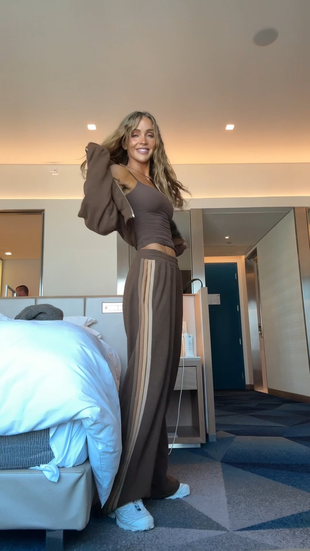 Cozy but cute for a travel day 

Jacket small
Pants small

#LTKTravel