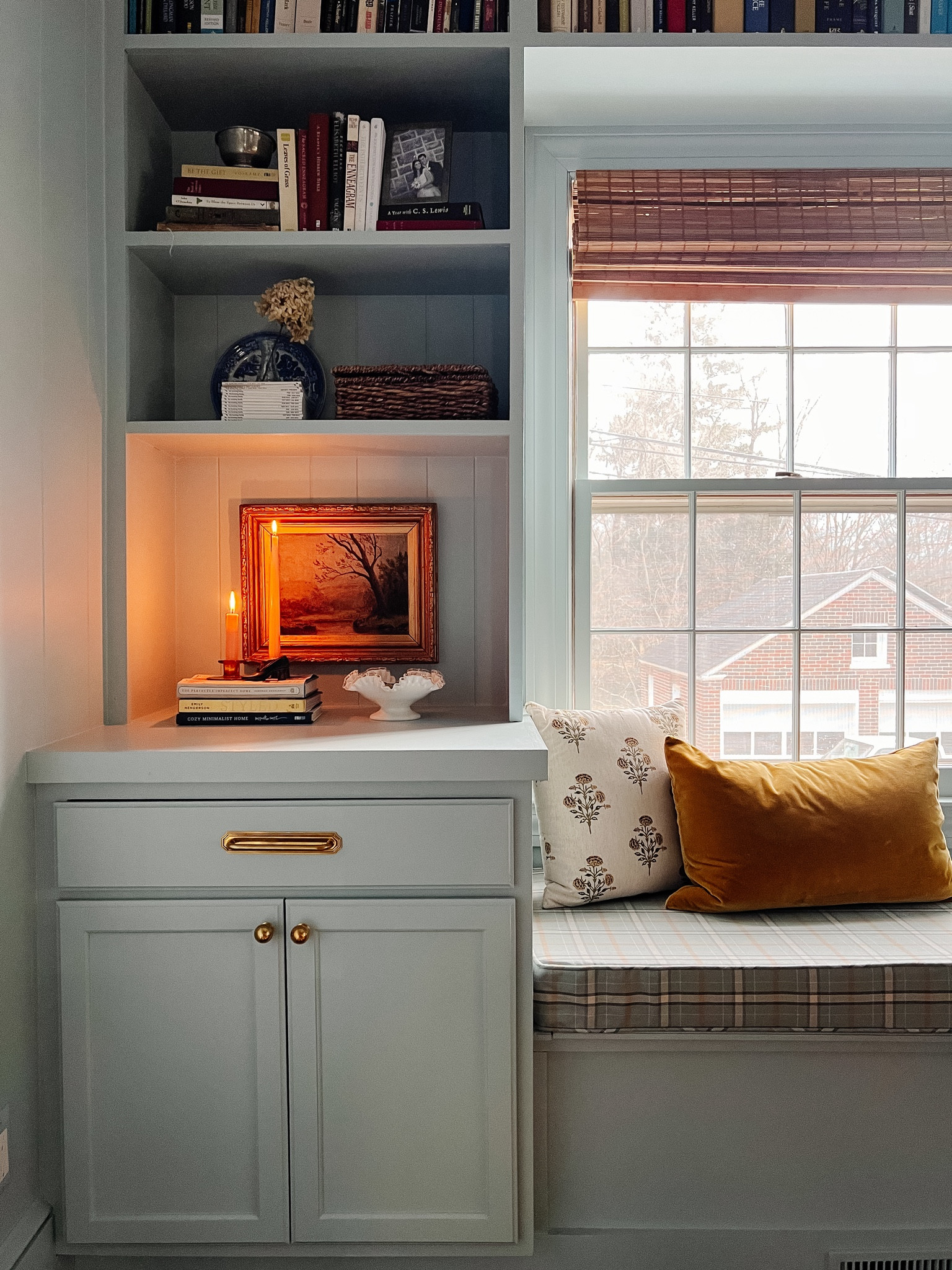 Library Details 🪄 custom cushion from Etsy 

#LTKSeasonal #LTKover40 #LTKhome