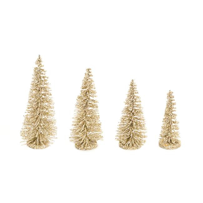 Melrose International 72394DS 4.5 x 7 in. Plastic Mini Tree Novelty Toy, Gold - Set of 16 | Walmart (US)