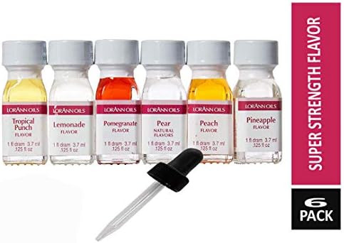 Lorann Oils Super Strength (Tropical punch, Lemonade, Pear, Pomegranate, Pineapple and Peaches) V... | Amazon (US)