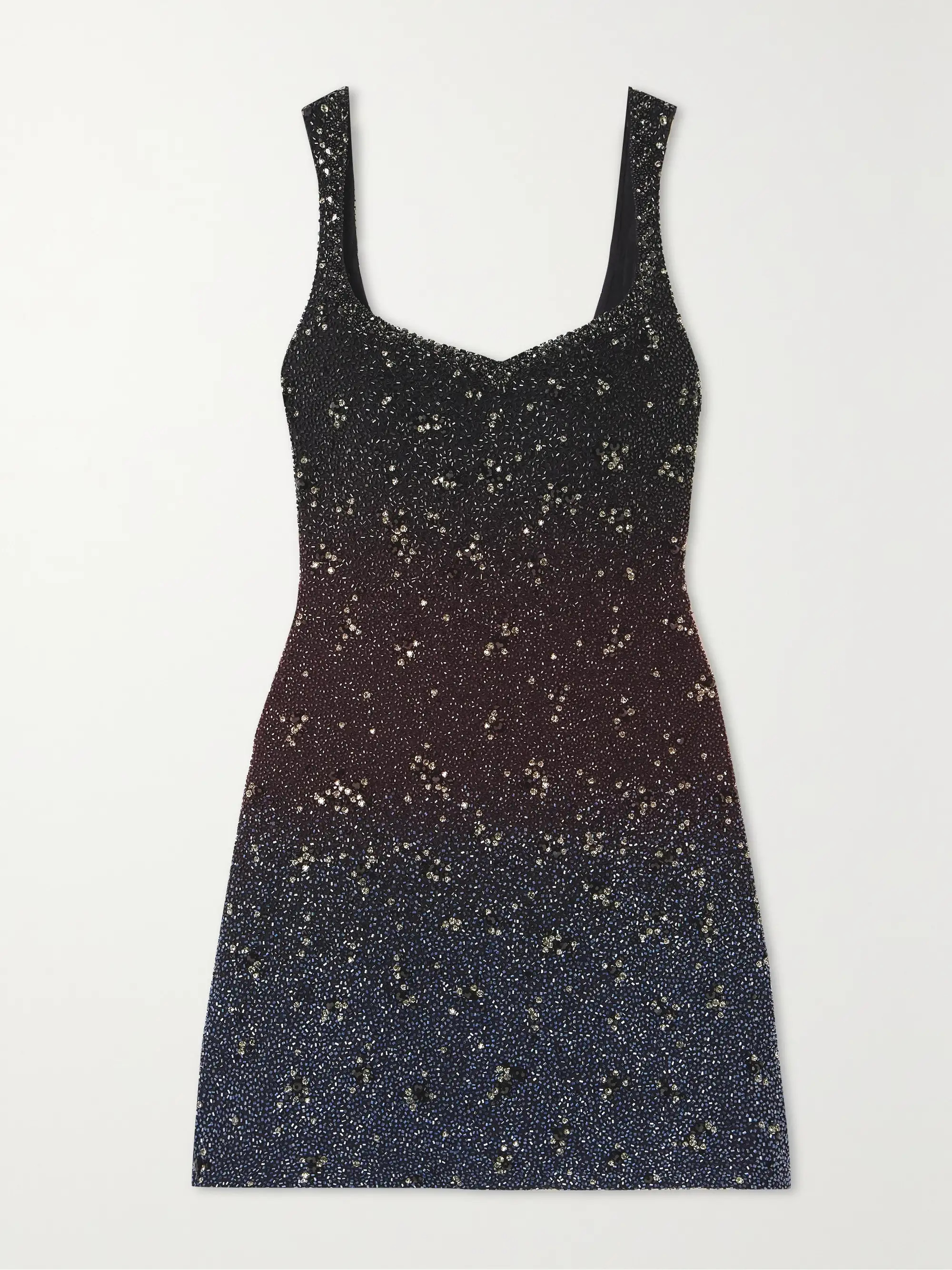 Galaxy embellished stretch-mesh mini dress | NET-A-PORTER APAC