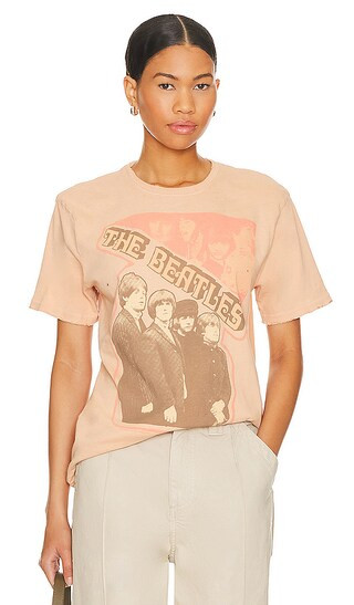 The Beatles Tee in Peach | Revolve Clothing (Global)