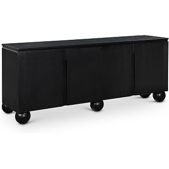 Meridian Furniture 77023Black Cardiff Collection Modern | Contemporary Sideboard/Buffet with Rich... | Amazon (US)
