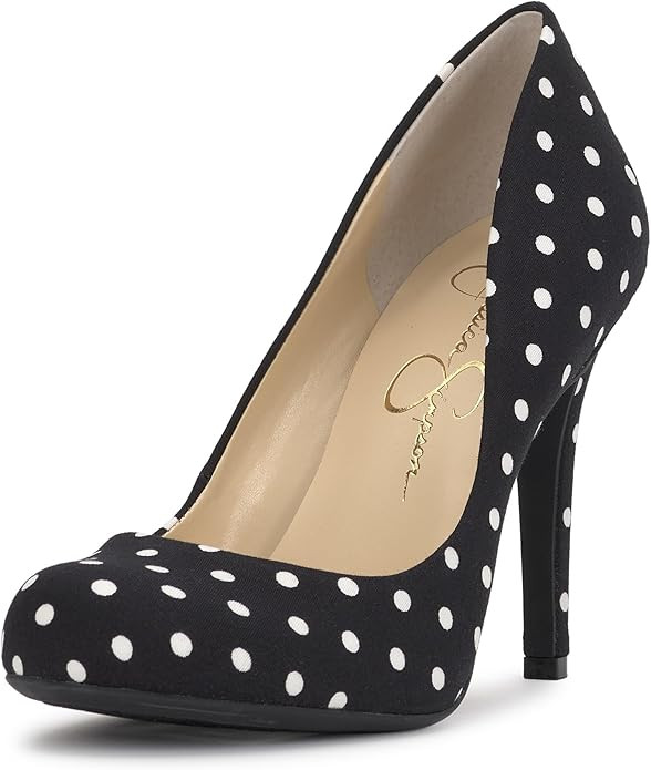Jessica Simpson Women's Calie Round Toe Classic Heels Pumps Shoes | Amazon (US)