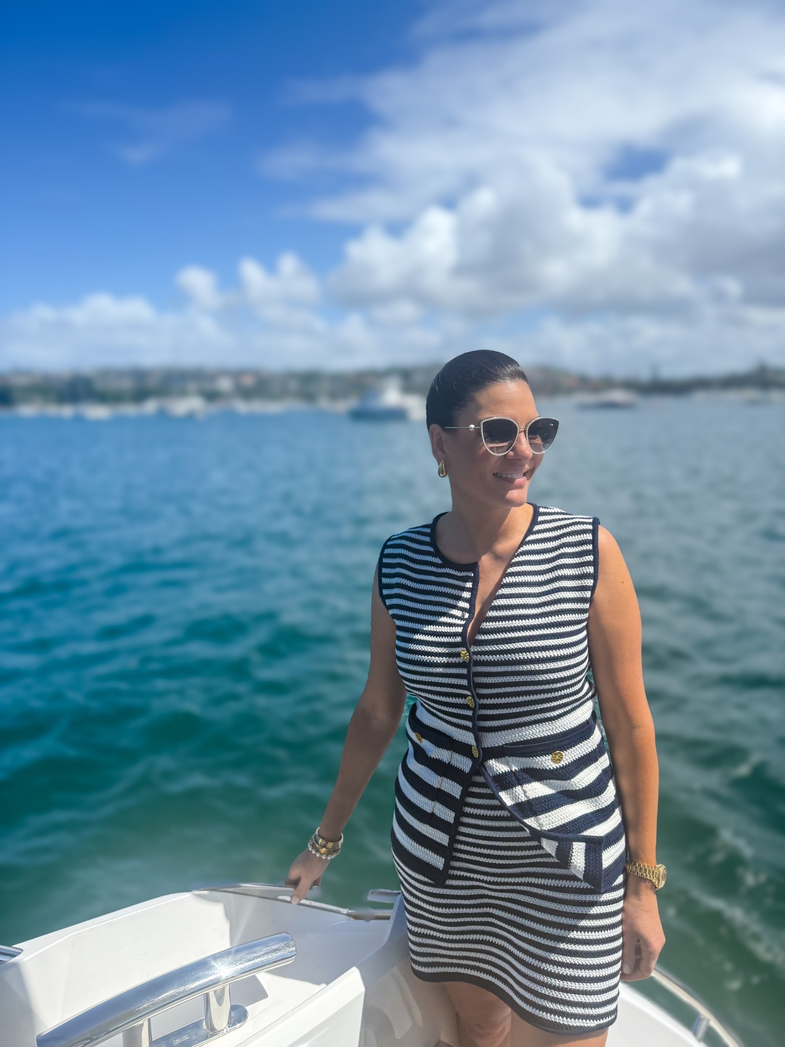 From cloudy to glorious sunshine ☀️ Soaking up these beautiful Sydney days before I head back to NY ✈️ Wearing @onte_official comment SHOP for outfit details sent to your inbox! 

#LTKsale #LTKaustralia #LTKFashionMonth