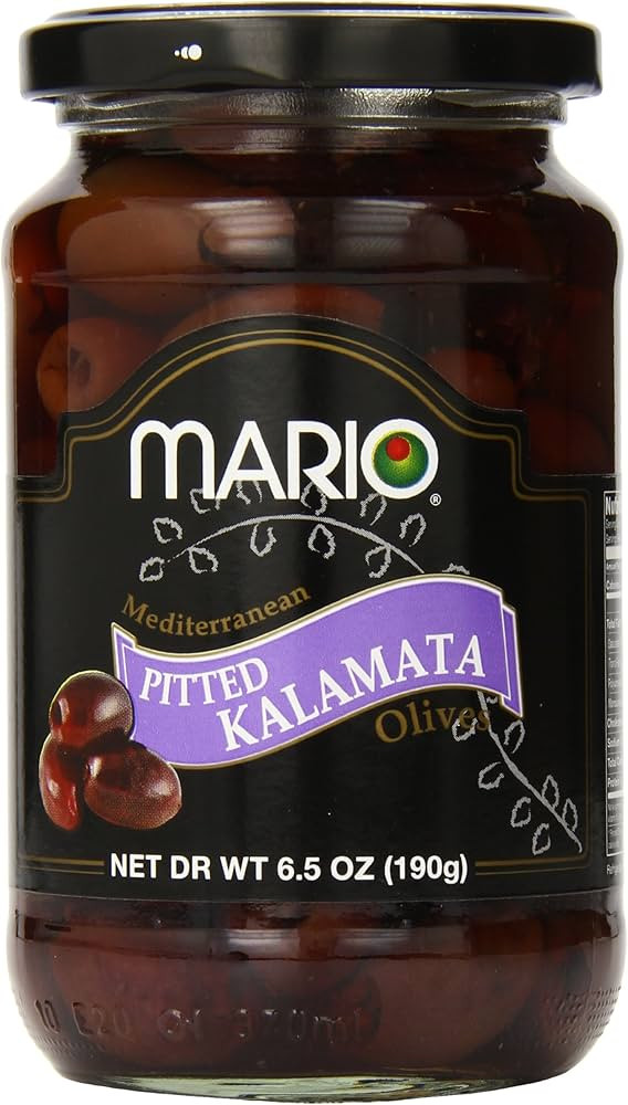 Mario Camacho Foods Pitted Kalamata Mediterranean Olives, 6.50 Ounce | Amazon (US)