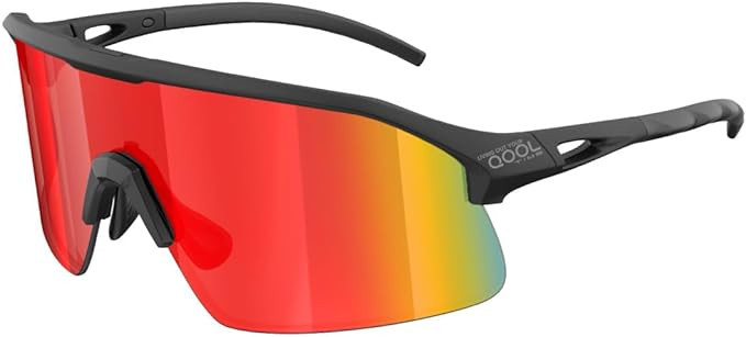 Amazon.com: Living out your qool time Polarized Wrap Around shield ski Sunglasses Men Women Triat... | Amazon (US)