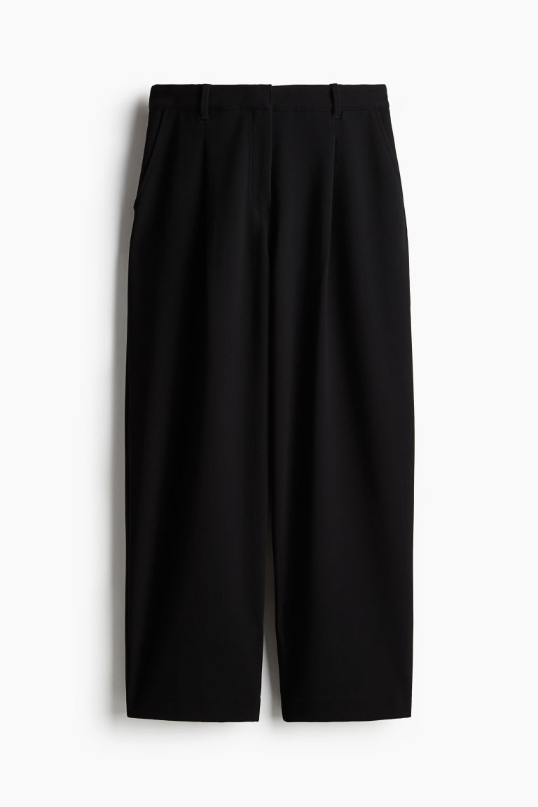 H & M - Tapered trousers - Black | H&M (US + CA)