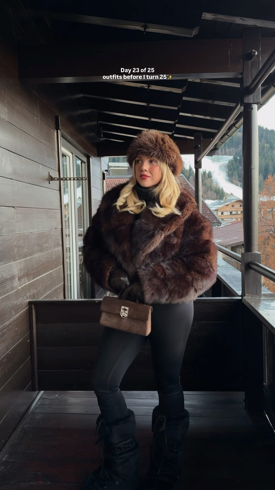 Day 23 of 25 outfits before turning 25🤍 

Apres outfit
Ski outfit
Skiing 
Slopes outfit 
Faux fur 
Faux fur coat 

#LTKluxury #LTKuk #LTKwinter