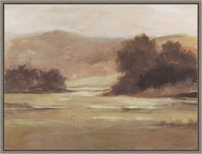Amanti Art Framed Canvas Wall Art 18x24 Muted Landscape I by Ethan Harper, Framed Wall Art Canvas... | Amazon (US)