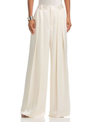 Cinq à Sept Georgia Satin Stripe Pants  | Bloomingdale's Women | Bloomingdale's (US)