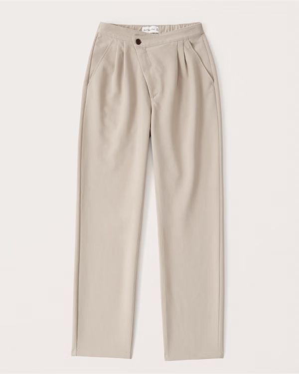 Tailored Menswear Dad Pants | Abercrombie & Fitch (US)