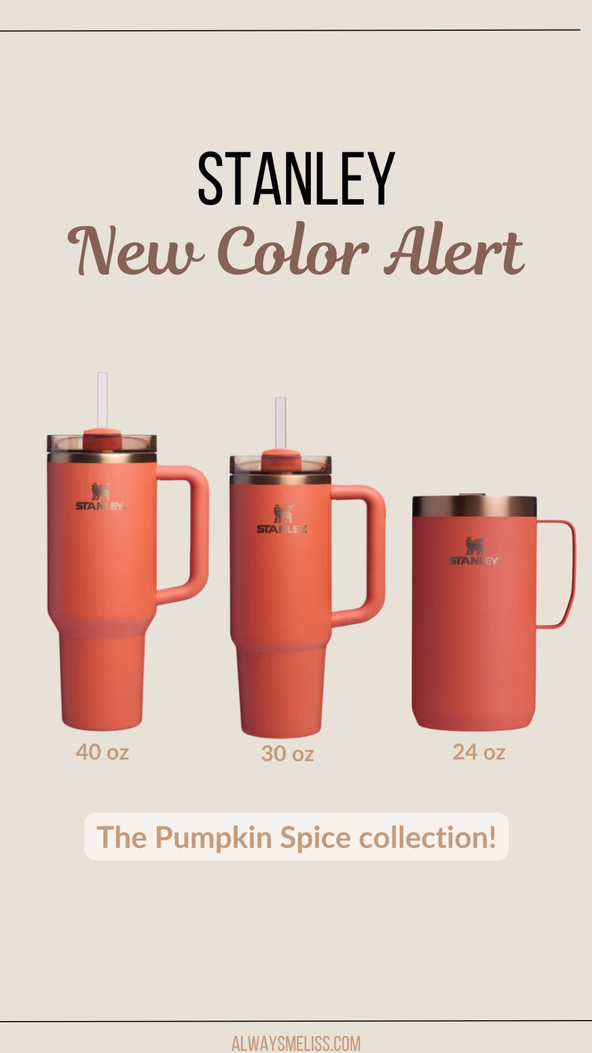 Loving the new drop from Stanley! These are perfect for fall. Would be a great gift too!

Stanley 
Tumbler 
Fall Find

#LTKFindsUnder100 #LTKFindsUnder50 #LTKSeasonal