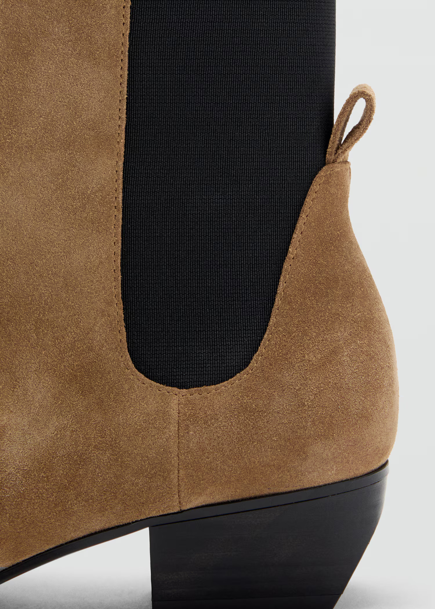Heel suede ankle boot | Mango (US/MX/AU)