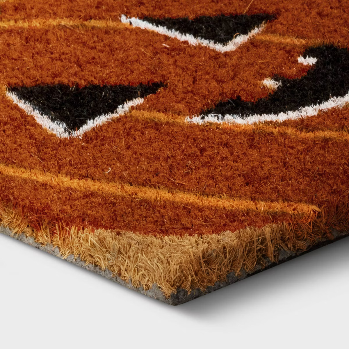 1'6"x2'6" Three Jack O Lanterns Coir Doormat Orange - Hyde and EEK! Boutique™ | Target