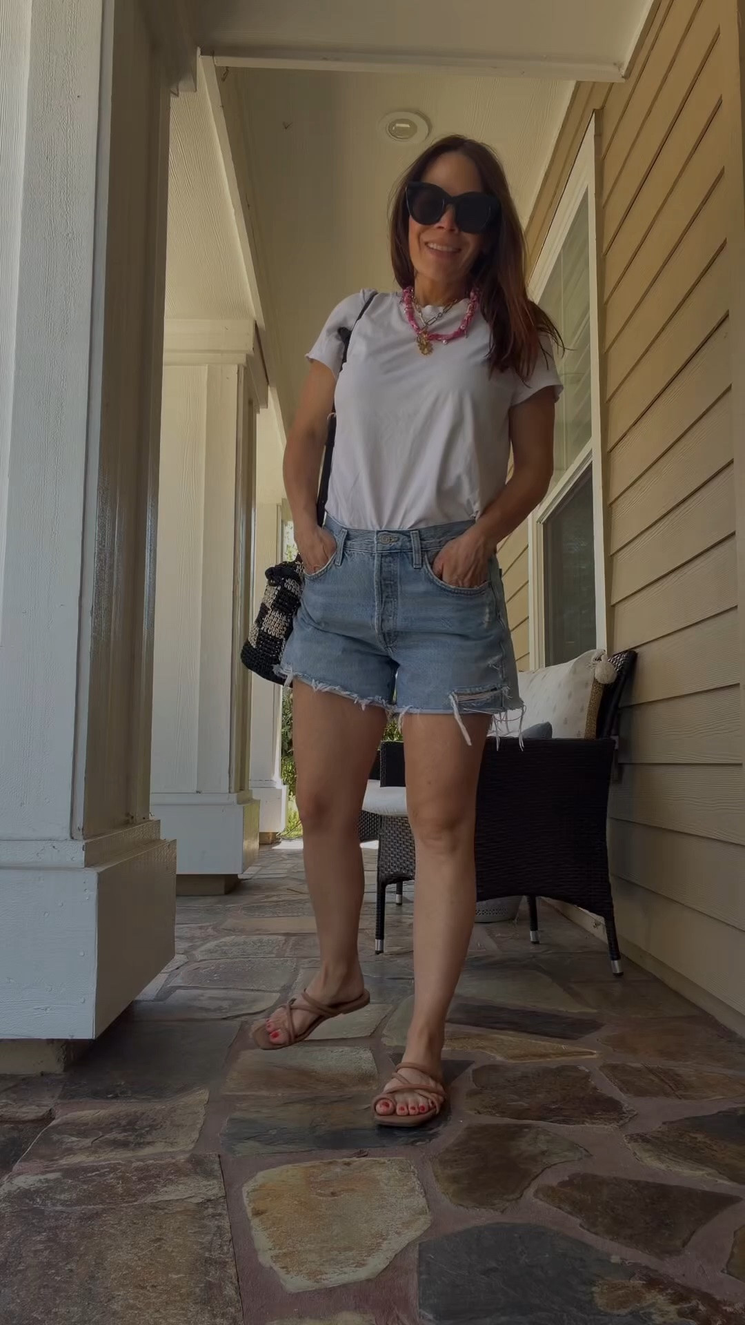 Denim shorts that are the perfect length for a 45+yr old mom of 2!

#LTKootd #LTKSeasonal #LTKMidsize