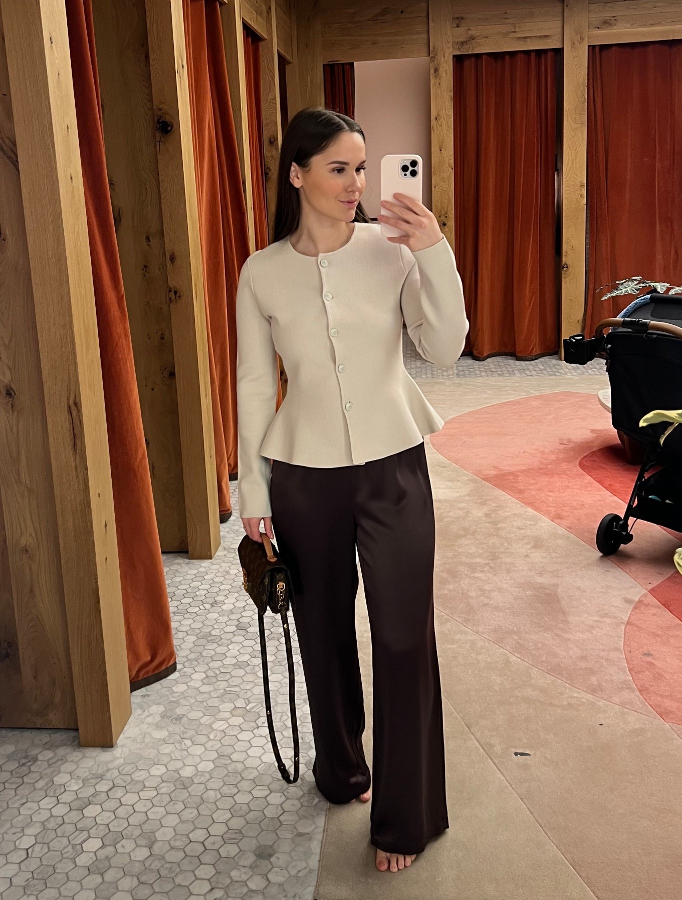 Neutral outfit details 🤍✨

Sharing these satin pants styled two ways with my favorite beige tops — the perfect elevated basics for a chic, minimal wardrobe. I love how these high-waisted satin trousers drape so effortlessly and can be dressed up with heels or kept casual with flats.

Both beige tops are such versatile staples — soft, flattering, and easy to layer. This whole look gives that clean girl, quiet luxury vibe that’s perfect for everyday wear, date night, brunch, or even a polished office outfit.

Everything is from Aritzia — linking my exact pieces in this post 🤎

Keywords:
Aritzia outfit, satin trousers, beige outfit, neutral aesthetic, capsule wardrobe, elevated basics, chic everyday style, minimal fashion, classy outfit idea, spring outfit inspo, fall neutral look, date night outfit, workwear style, high waisted satin pants, monochrome outfit

#LTKootd #LTKTall #LTKU
