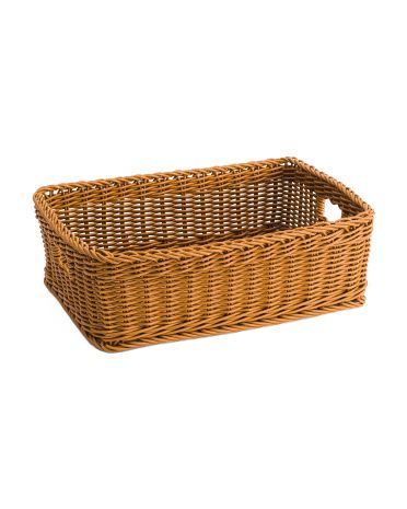 19x6x13.5 Deep Woven Basket | TJ Maxx