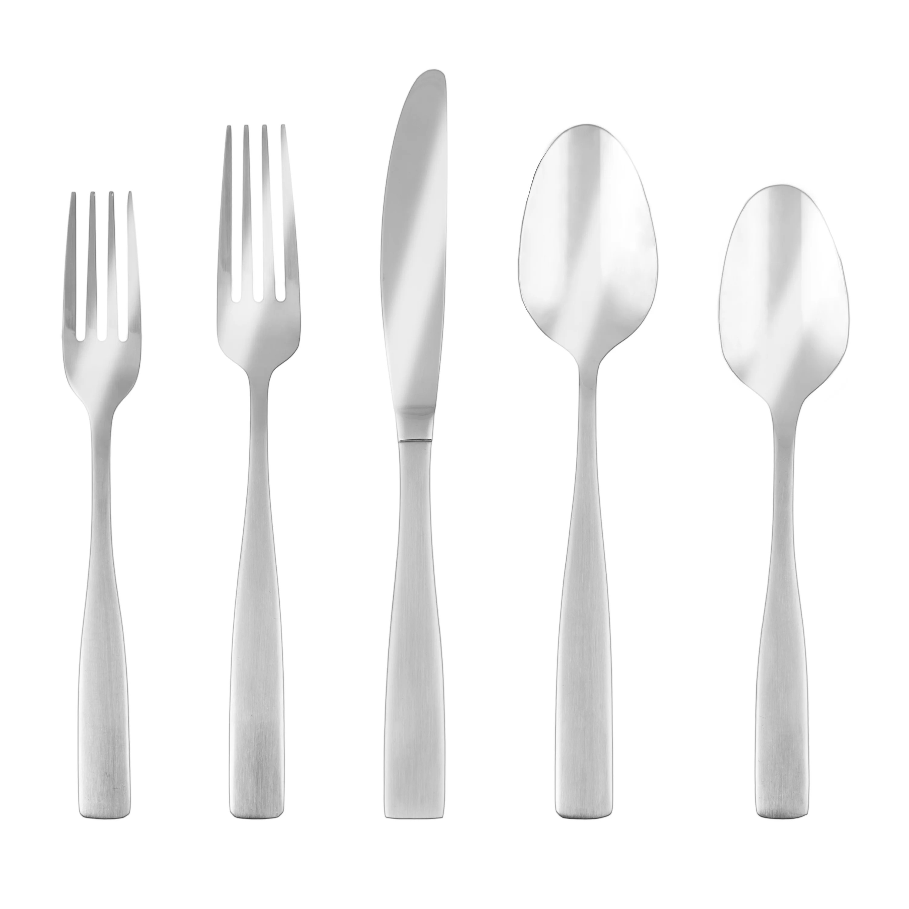 Cambridge Silversmiths Revive Satin 77-Piece Expanded Flatware Set, Service for 12 - Walmart.com | Walmart (US)