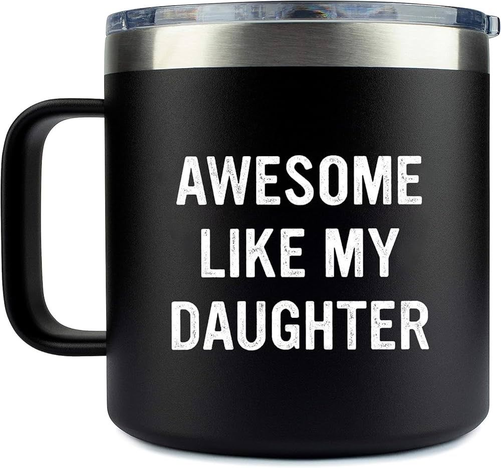 Funny Mug for Dads Fathers Day Gifts from Wife (Awesome Like My Daughter) Dad Gifts - Best Dad Bi... | Amazon (US)