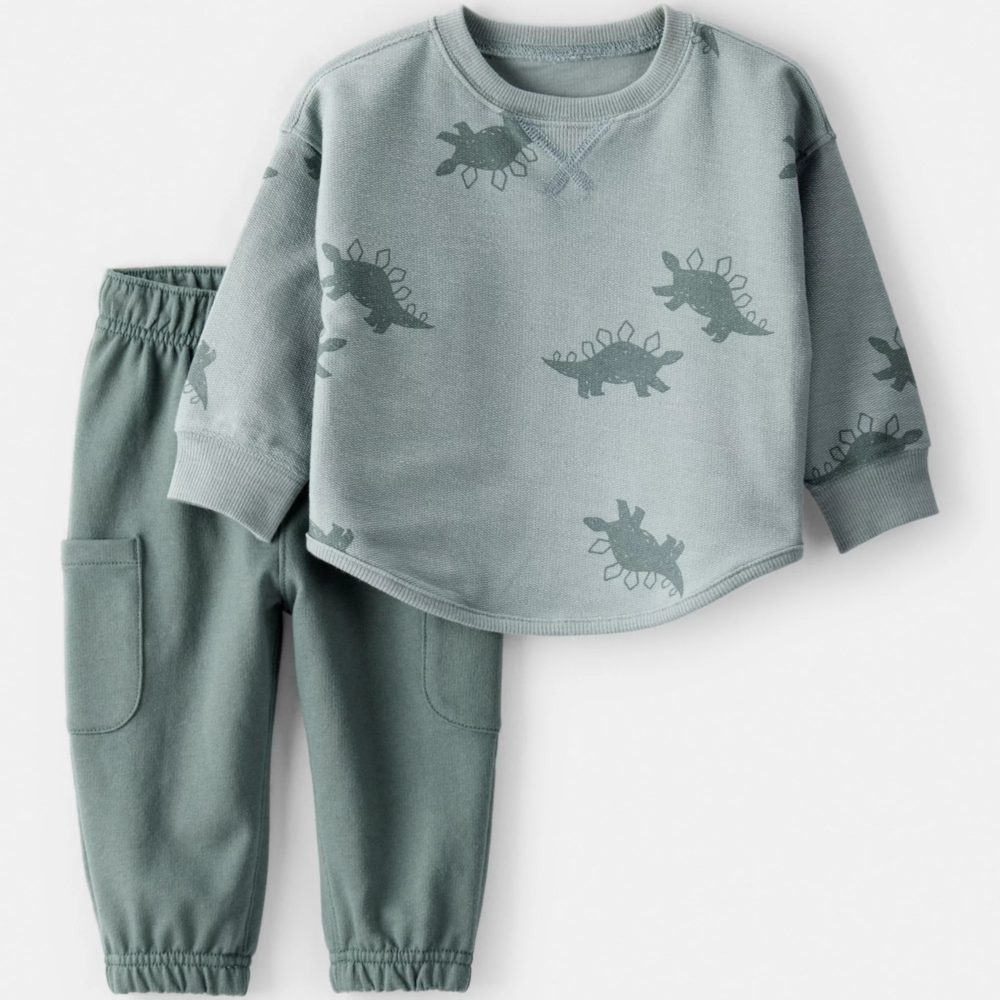 Baby Carter’s Dinosaur Long-Sleeve Tee & Pant Set | Kohl's