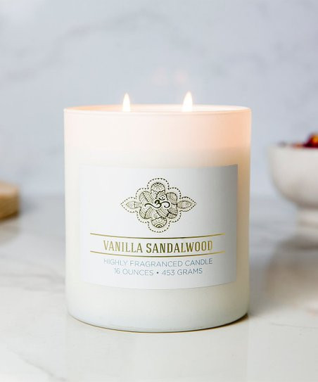 Carolina Wellness 16-Oz. Vanilla Sandalwood Jar Candle | Zulily