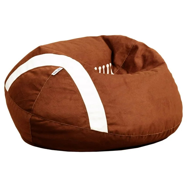 Big Joe Sports Ball Kids Bean Bag Chair, Football Plush, Soft Polyester, 2.5 feet | Walmart (US)