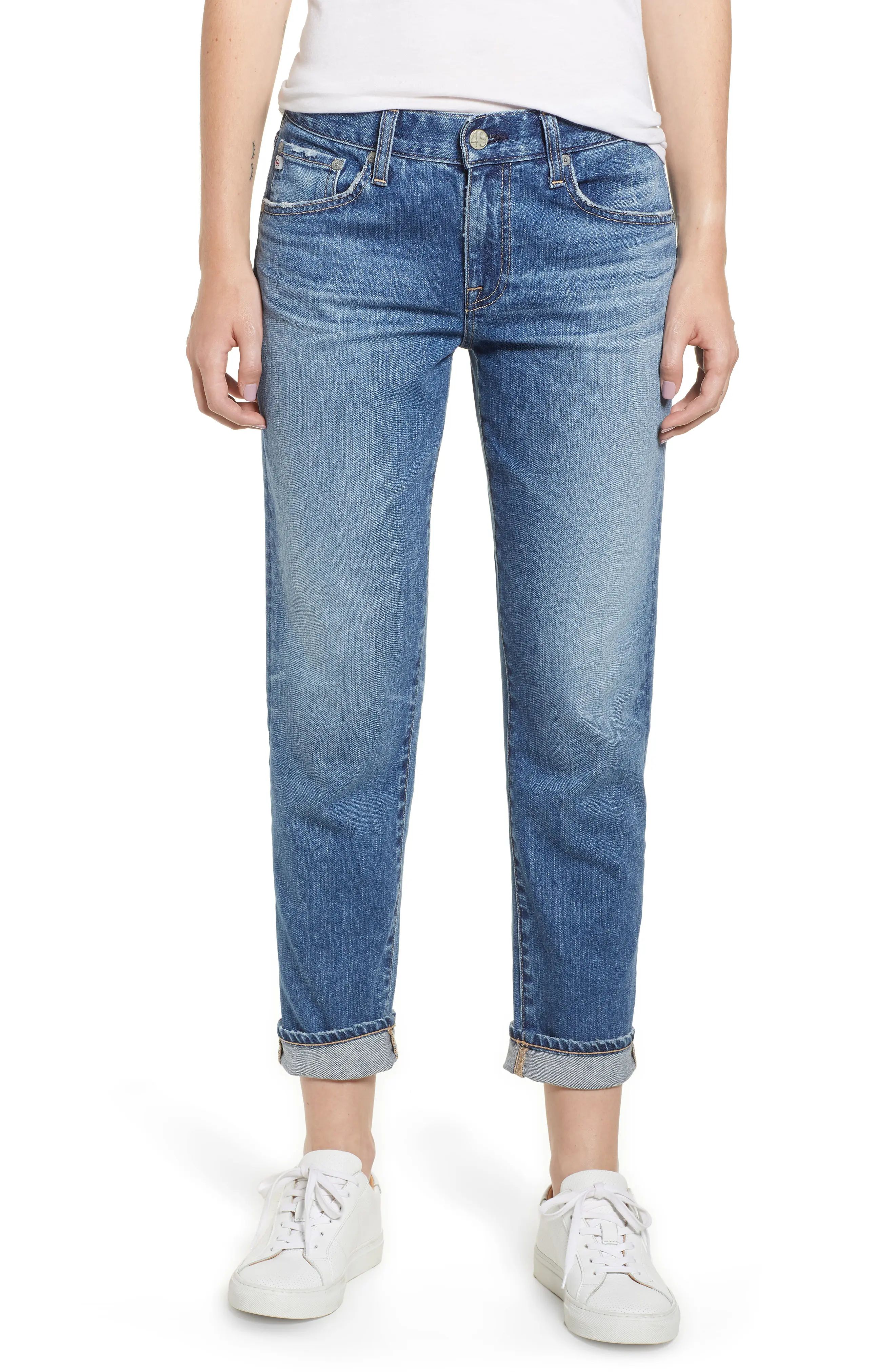 AG Ex-Boyfriend Relaxed Slim Jeans (15 Years Blue Shift) | Nordstrom