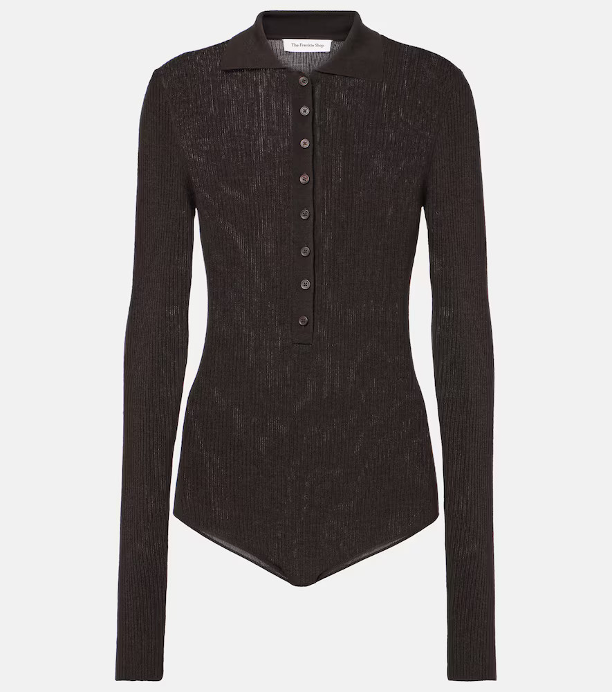 The Frankie Shop Solana wool, silk, and cashmere bodysuit | Mytheresa (UK)