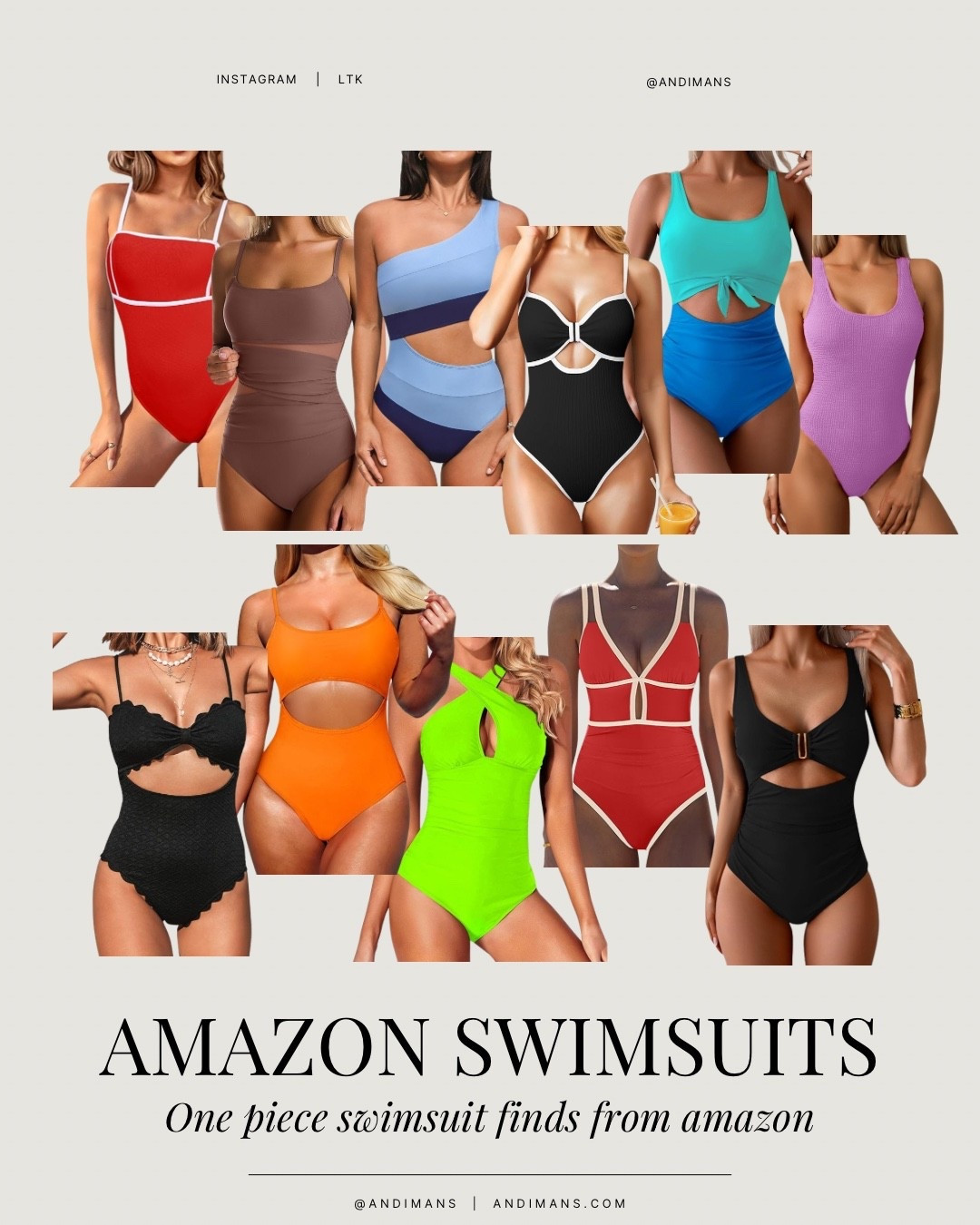 Spring swimsuit finds on Amazon! I love a bright colored one piece!

#LTKOver40 #LTKSaleAlert #LTKootd