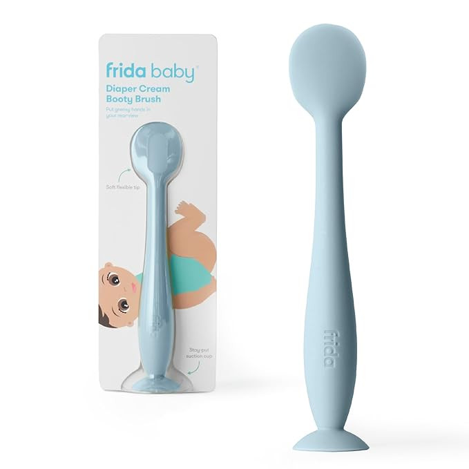 Frida Baby Diaper Cream Spatula, 100% Silicone Butt Spatula for Baby, Diaper Cream Applicator for... | Amazon (US)