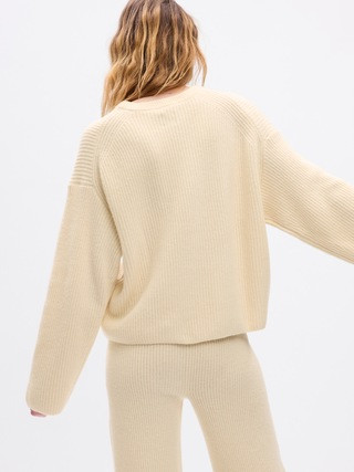 CashSoft Shaker-Stitch Relaxed Sweater | Gap (CA)