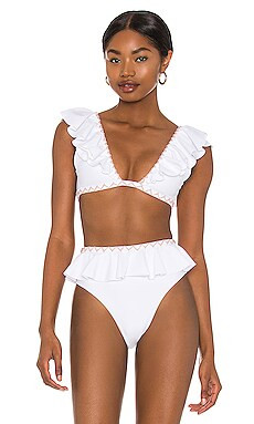 Tularosa Decklan Top in White & Blush from Revolve.com | Revolve Clothing (Global)