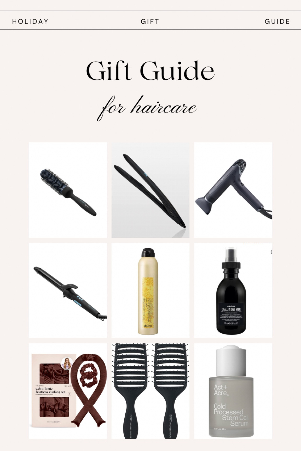 Haircare must haves. Haircare gifts for her. 

#LTKHoliday #LTKGiftGuide #LTKCyberWeek