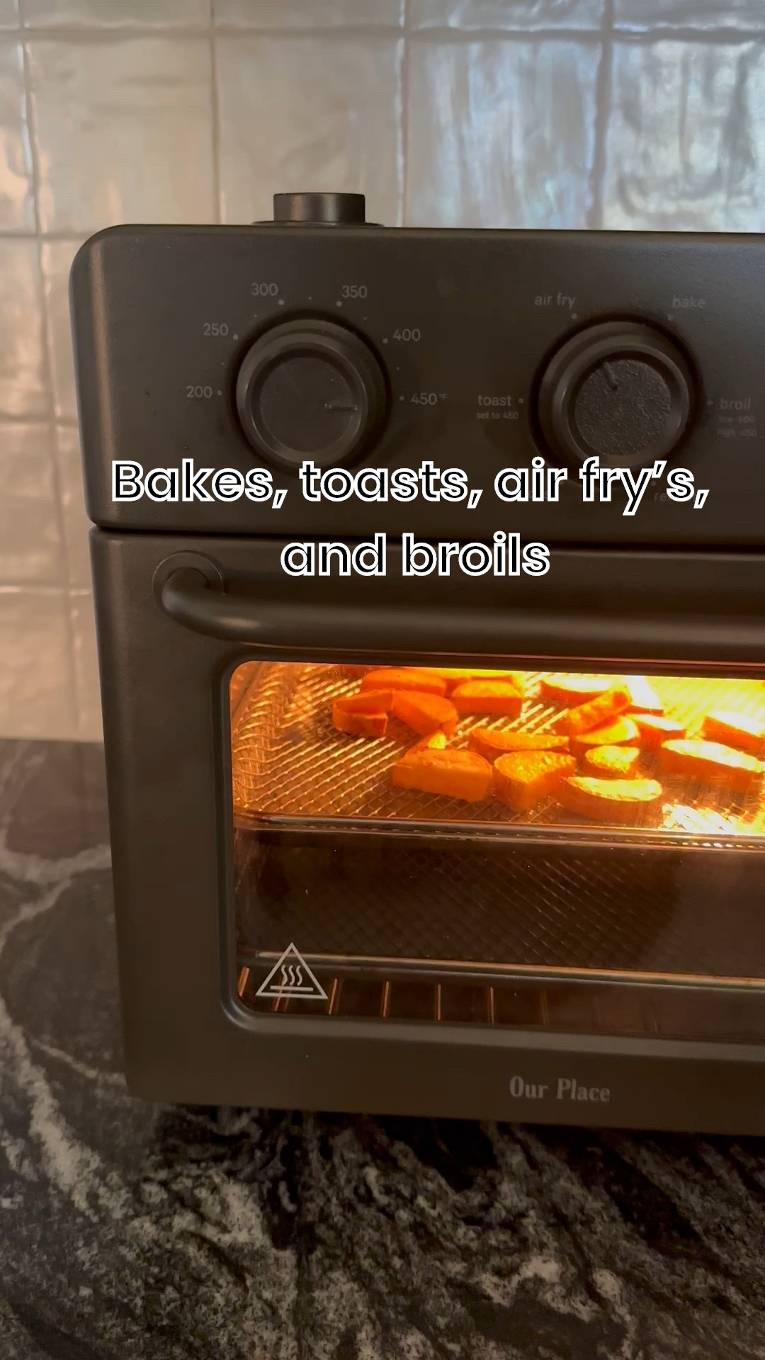 Our place 6 in 1 oven Our Place Wonder Oven | 6-in-1 Stainless Steel Air Fryer Toaster Oven Combo with Basket, Rack, Pan & Tray | Compact 13 QT Countertop Capacity - Toast, Roast, Bake, Reheat, Broil & Steam

#LTKHome #LTKfitnessgoals #LTKfoodie