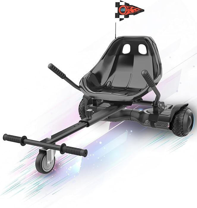 Go Kart Seat Attachment for Self-Balancing Scooter – Adjustable Frame Fits 6.5", 8", 10" Balanc... | Amazon (US)