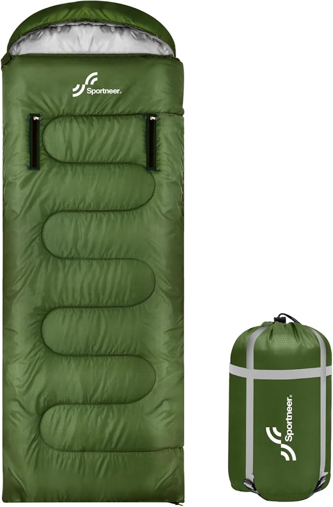Sleeping Bag, Sportneer Wearable XL Sleeping Bags for Adults with Arm Zipper Holes Sleeping Bags ... | Amazon (US)