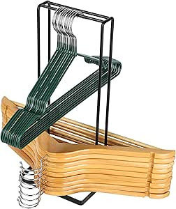 Hanger Organizer, Holds up to 110 Wire Clothes Hangers, Hanger Storage Holder for Laundry Room Cl... | Amazon (US)