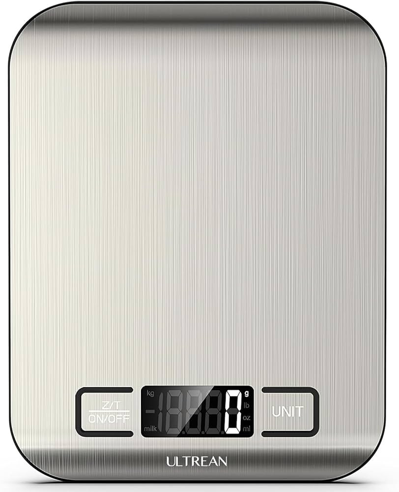 Ultrean Food Scale, 33lb Digital Kitchen Scale for Food Ounces Grams, 304 Stainless Steel, Type-C... | Amazon (US)