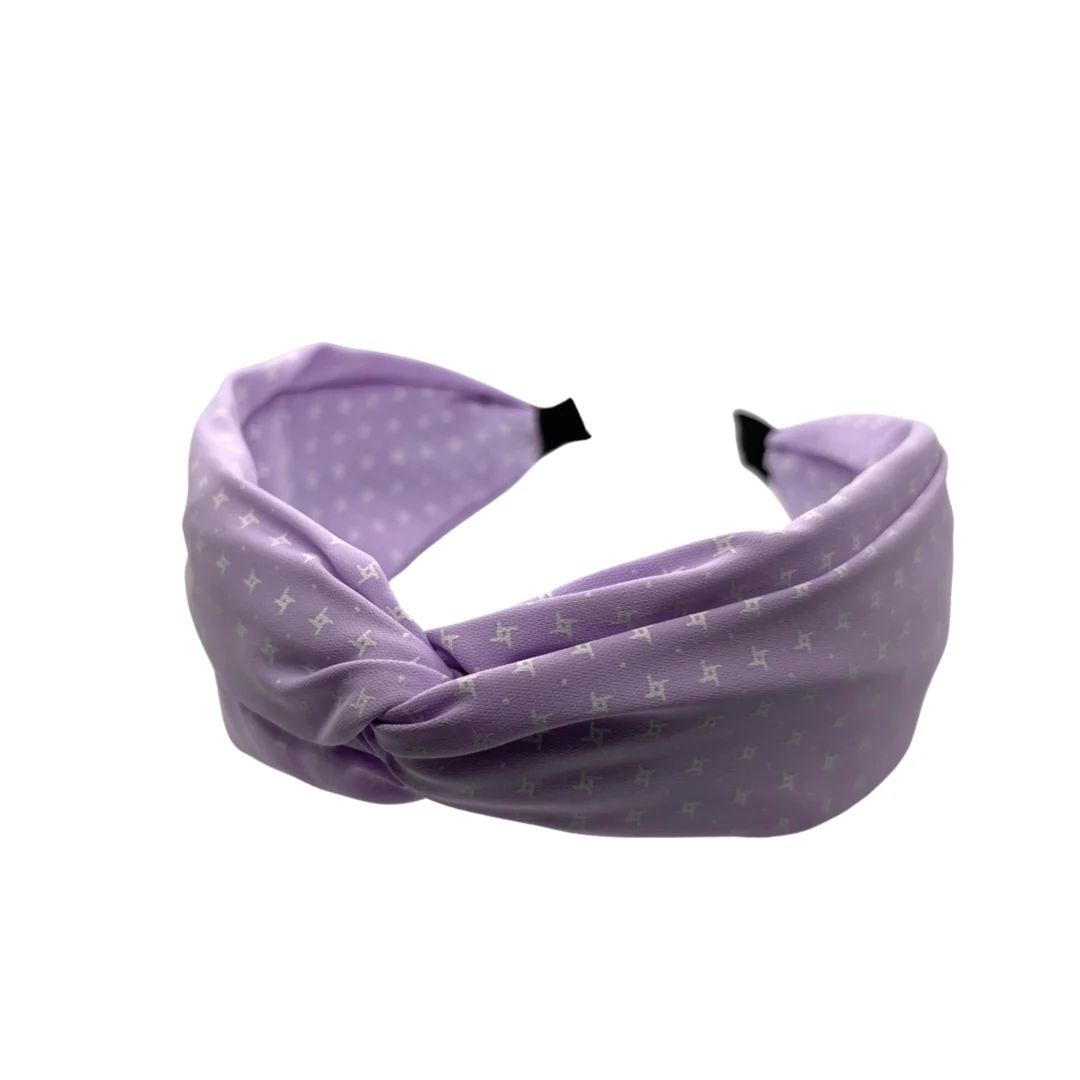 Lavender Crisscross Toploop Headband | Sea Marie Designs