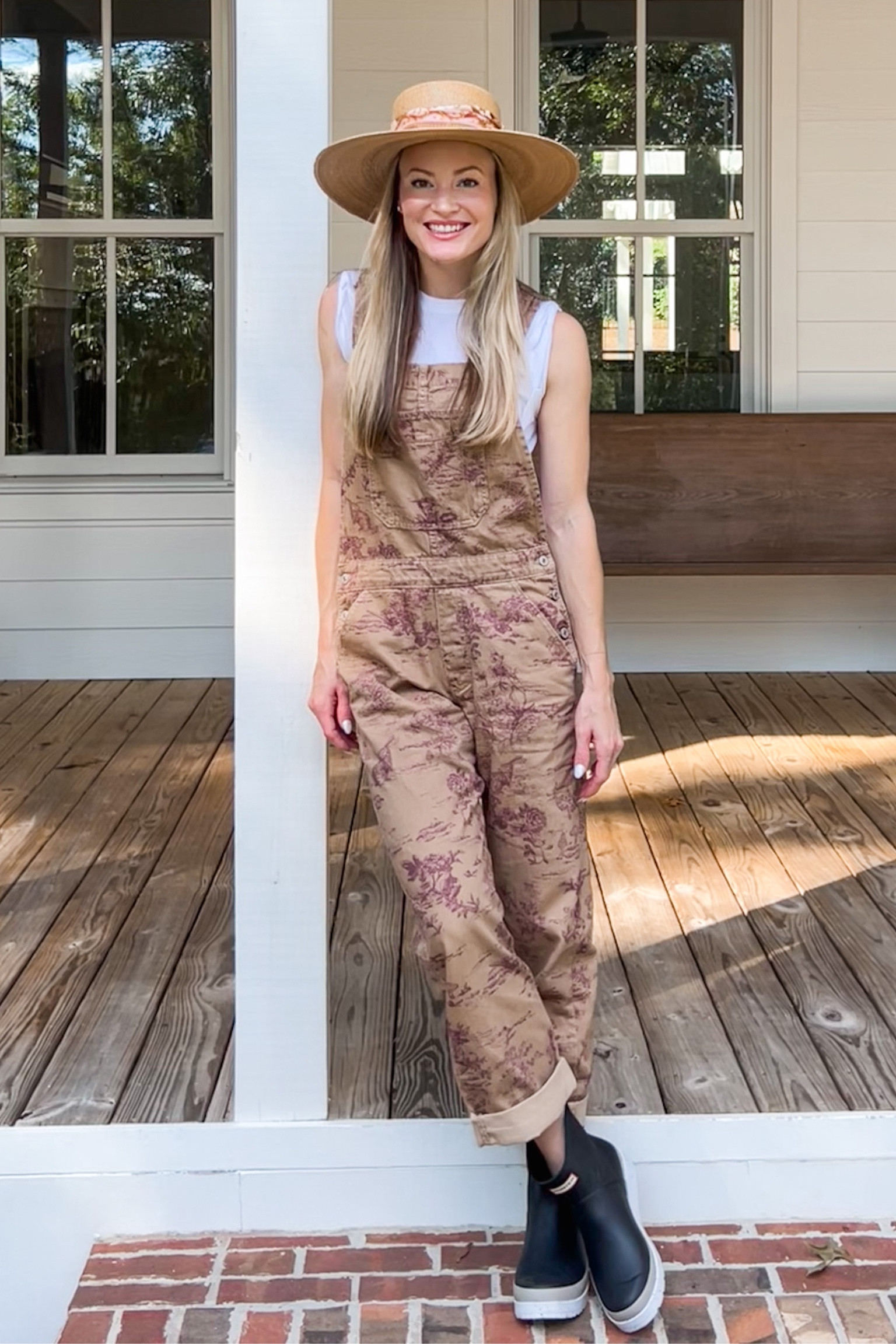 Living in these this fall! These Free People toile overalls are beyond cute and so easy to style, too! Wear now with a tank or tee, and later with long sleeves for a more layered look! 

#LTKSeasonal