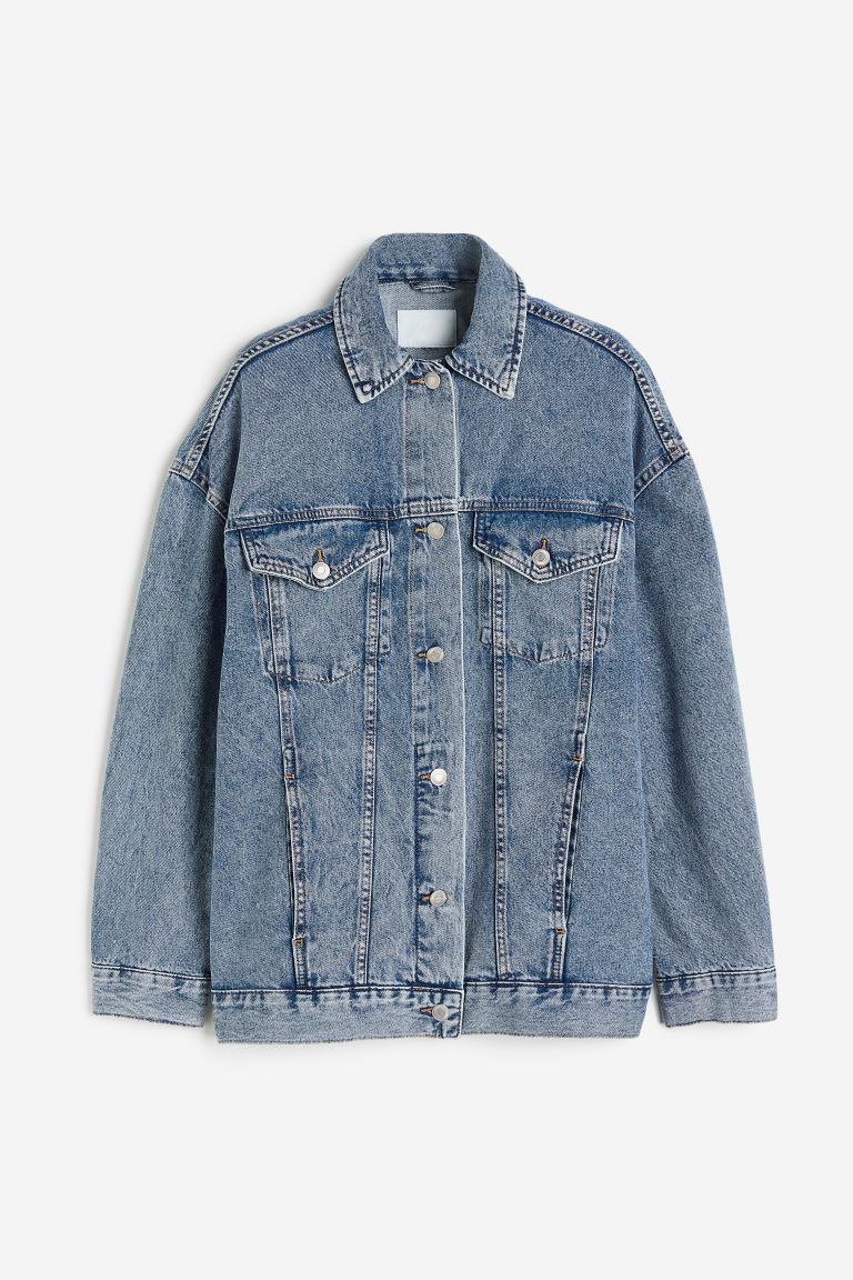 Oversized denim jacket | H&M (UK, MY, IN, SG, PH, TW, HK)