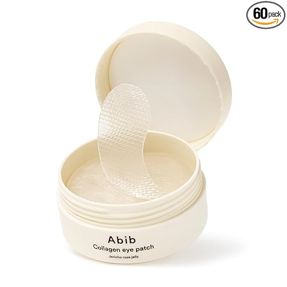 Abib Collagen Eye Patch Jericho Rose Jelly 60 Patches, Korean Under Eye Patches for Puffy Eyes an... | Amazon (US)