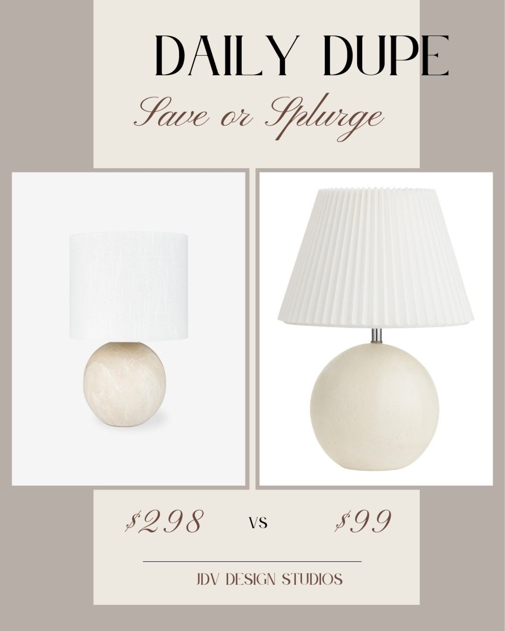 Daily dupe lamps ✨

#LTKhome