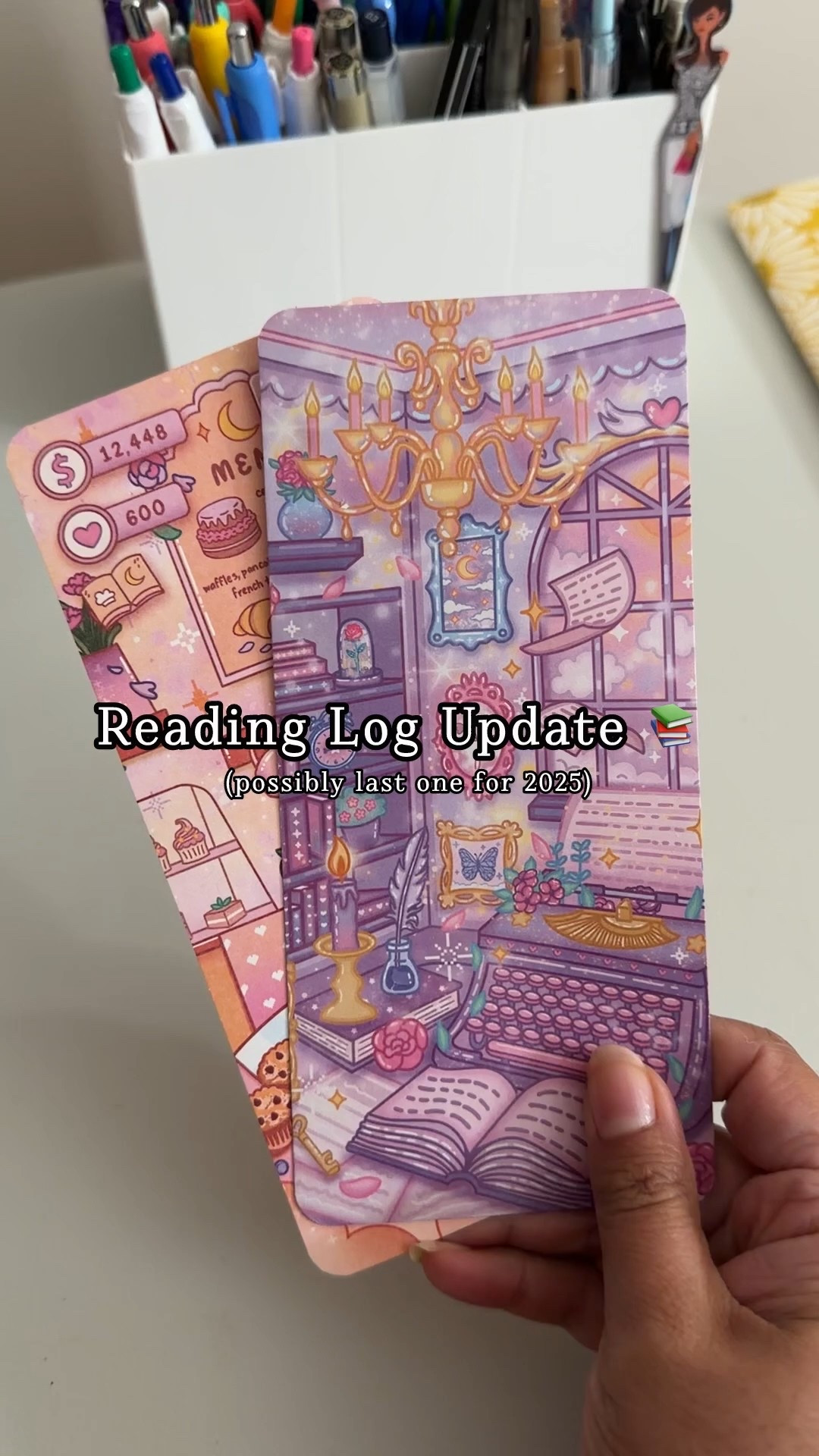 Possibly my last reading log update of the year but now that I’ve filled this out, I’m tempted to get one more read in to fill the last slot 📚 Reading tracker, reading log bookmark, dreamy stationery, whimsical aesthetic, book lover 

#LTKdayinmylife #LTKFindsUnder50 #LTKHome
