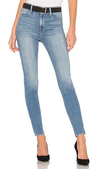 FRAME Denim Ali High Rise Skinny in Josie | Revolve Clothing